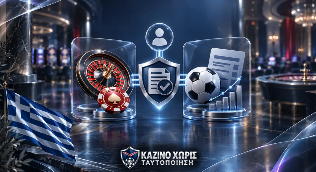 Κοινή επαλήθευση λογαριασμού για casino και στοιχήματα μέσω ενιαίου προστατευμένου προφίλ