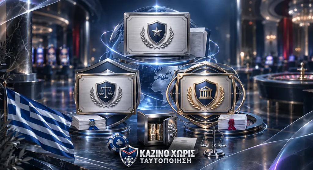 Διεθνείς άδειες casino με διαφορετικά επίπεδα προστασίας, παγκόσμια εποπτεία και ασφάλεια κεφαλαίων